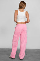 Soft fleece cargo pants by TIC TOC, with smooth finish and relaxed fit